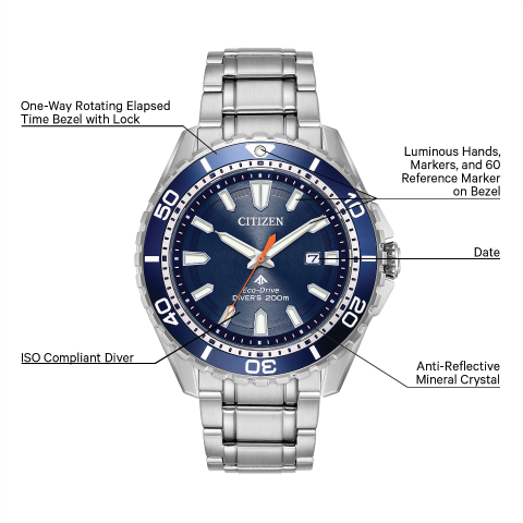 Citizen Eco-Drive - Promaster Diver Stainless Steel BN0191-55L