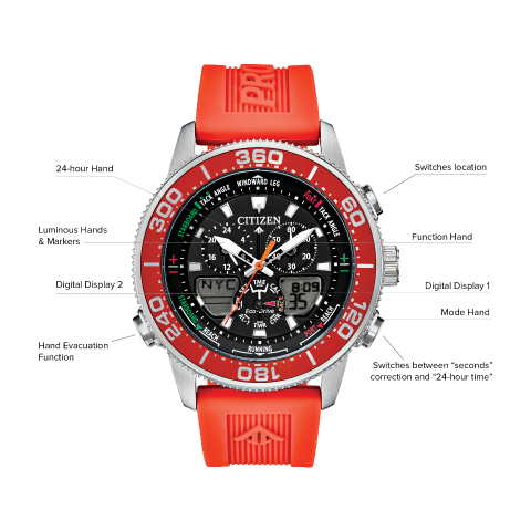 Citizen Eco-Drive - Promaster Sailhawk - Orange