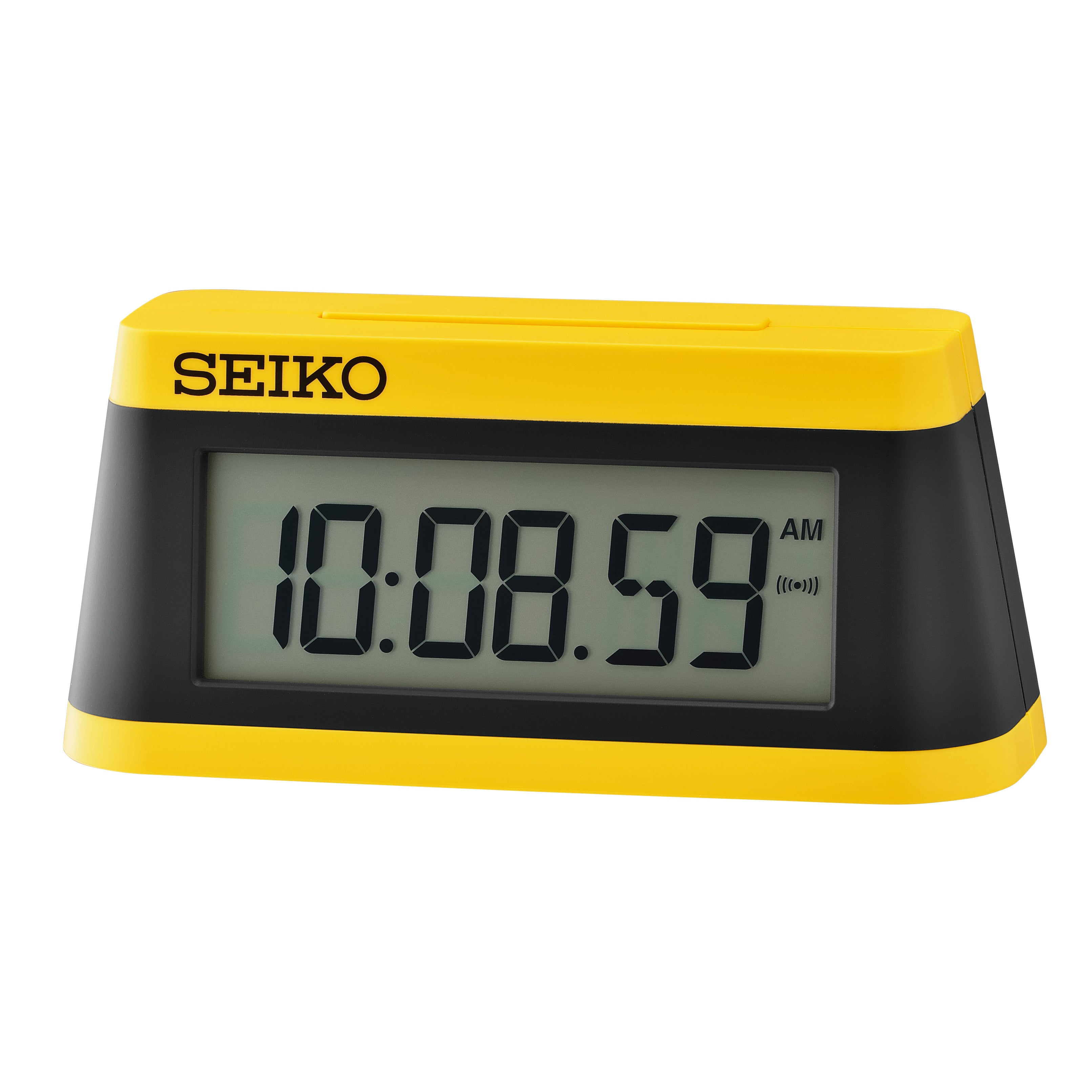 新品　SEIKO デジタル置時計 イエロー SEM-1 Seiko Classic Table Clock QHL091Y