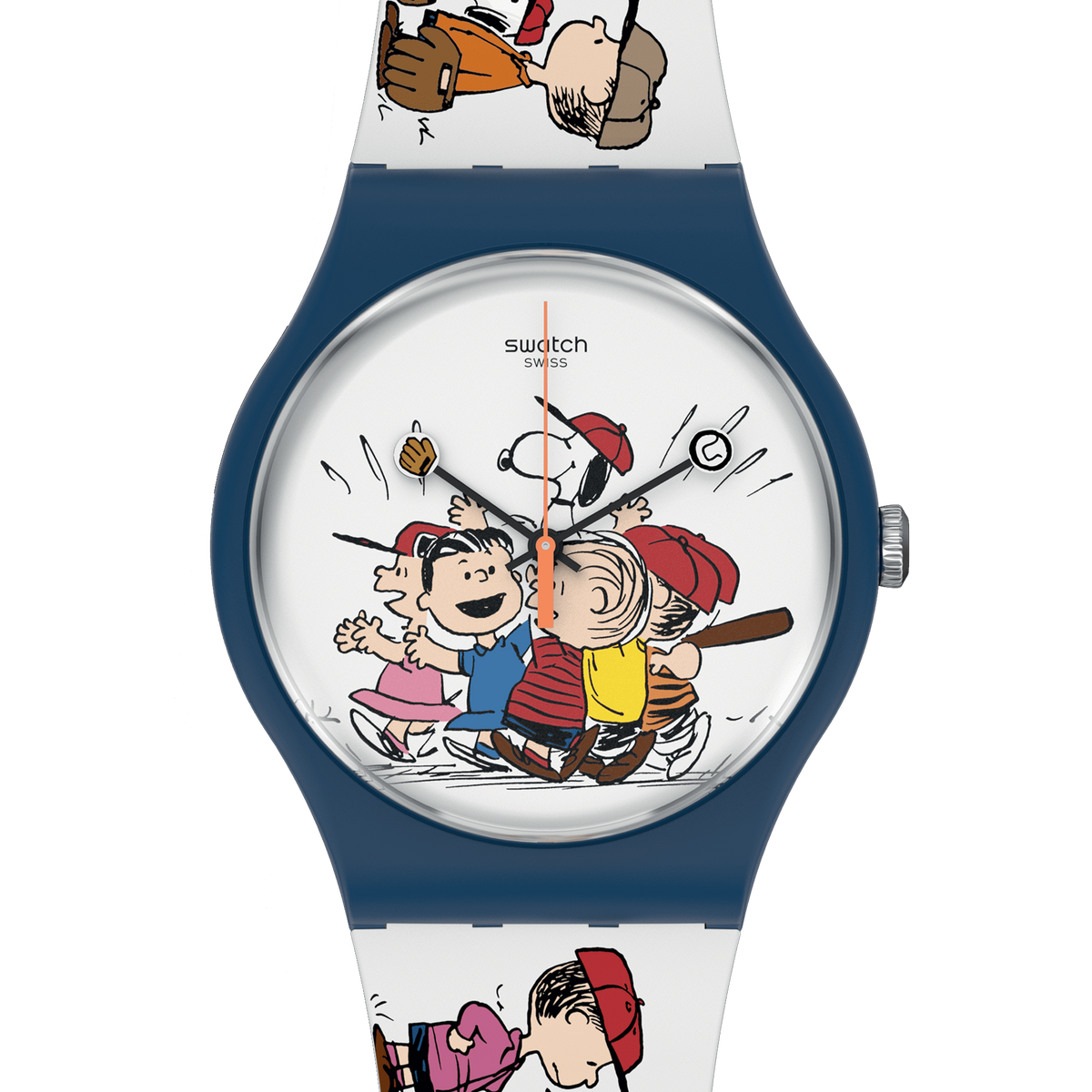 Swatch Watch 41mm - Peanuts - First Base!