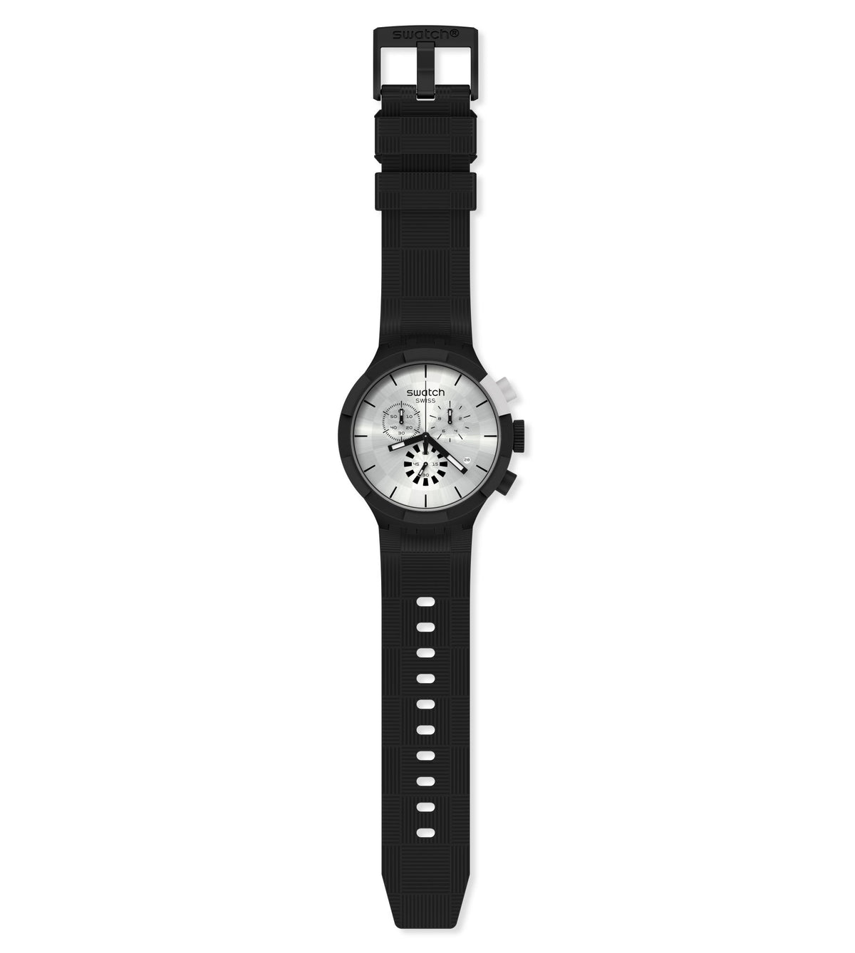 Swatch Watch Big Bold Chrono 47mm - Chequered Silver