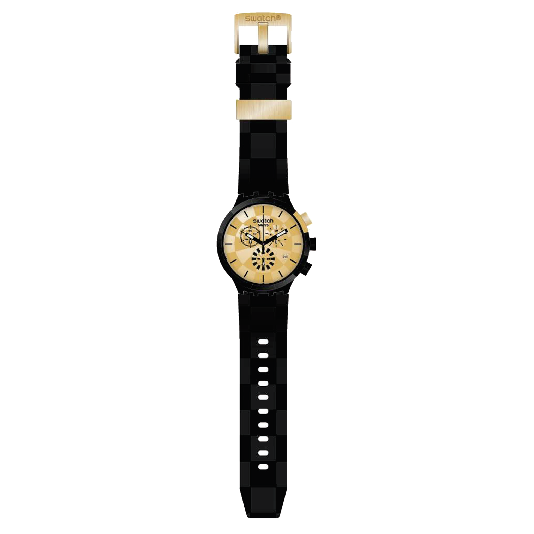 Swatch hot sale big gold