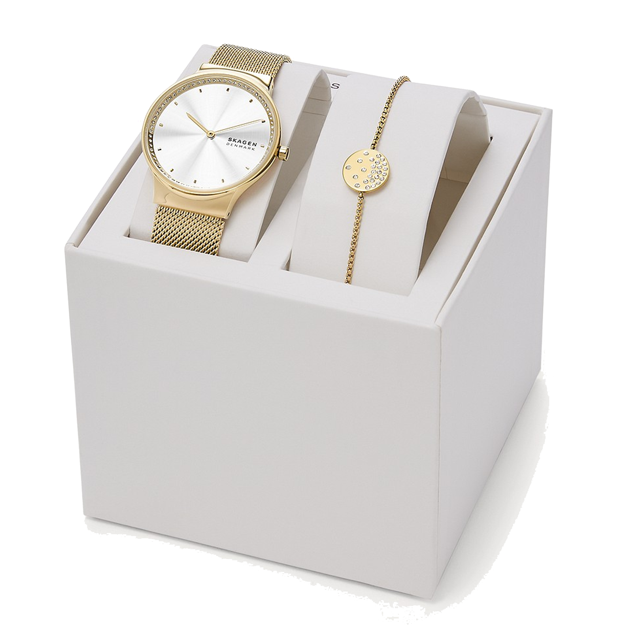 Skagen Freja - Gold Tone Set - SKW1148