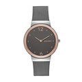 Skagen - Freja Gray Steel-Mesh Watch
