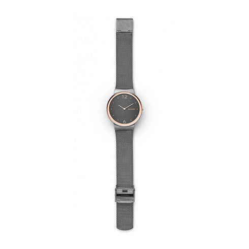 Skagen - Freja Gray Steel-Mesh Watch