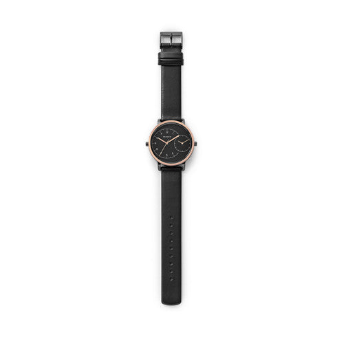 Skagen - Hagen Dual-Time Leather Watch