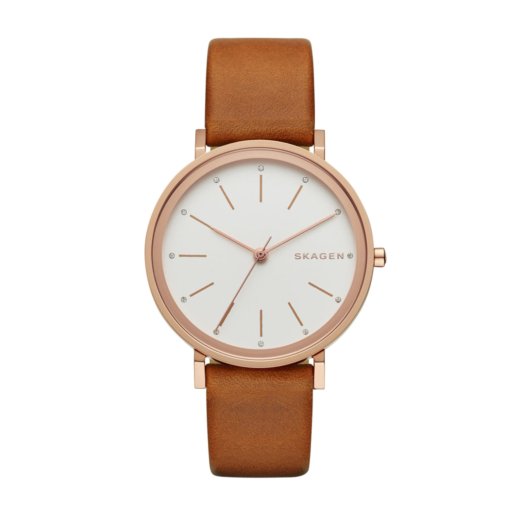 Skagen - Hald Brown Leather Watch