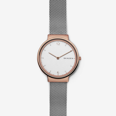 Skagen - Ancher Two-Tone Steel-Mesh Watch