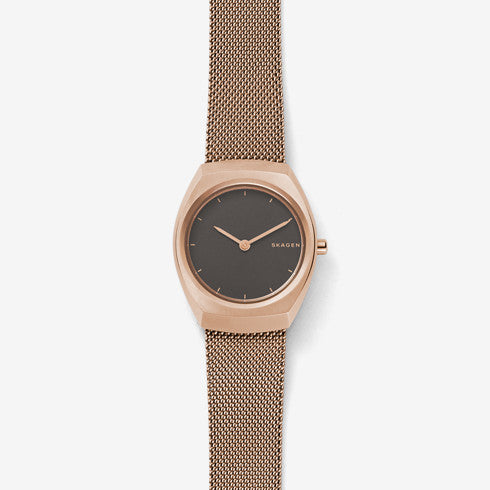 Skagen - Asta Rose Gold-Tone Steel-Mesh Watch