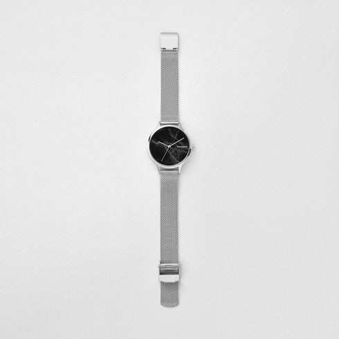 Skagen - Anita Steel-Mesh Marble Watch