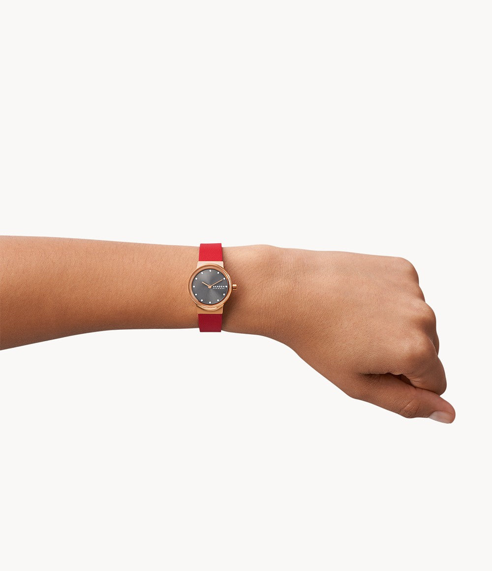 Skagen Freja - Red Leather - SKW3009