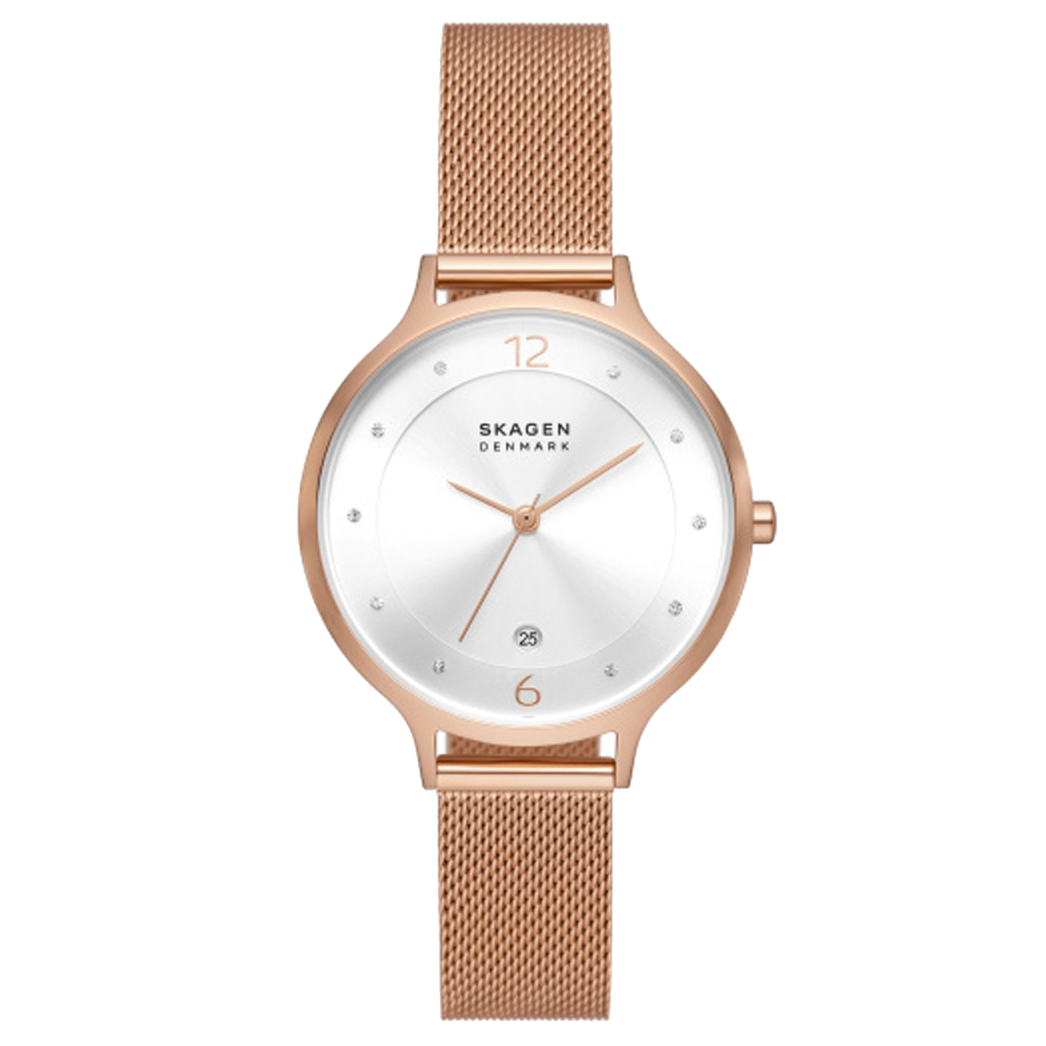 Skagen rose gold watch ladies hotsell