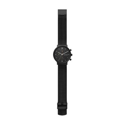 Skagen Watch Ancher - Black Chronograph