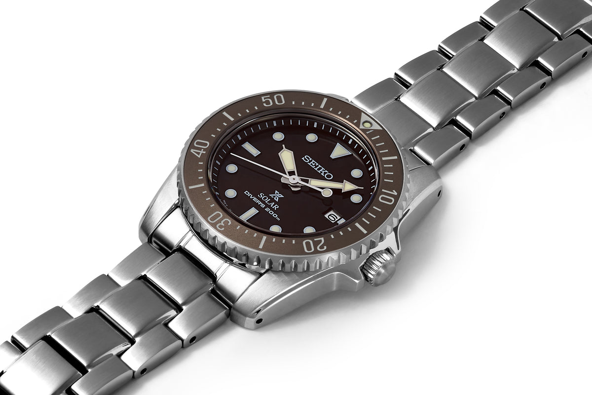 Seiko Prospex - Solar Dive Watch - Brown Dial