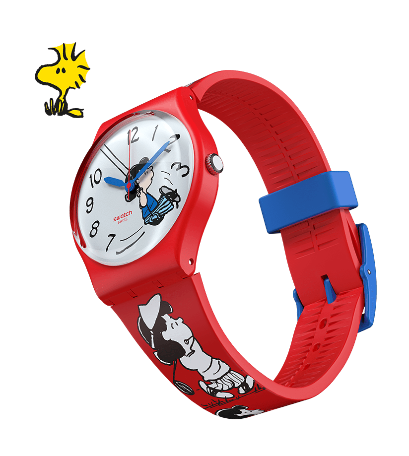 Swatch Watch 34mm - Peanuts - Klunk!