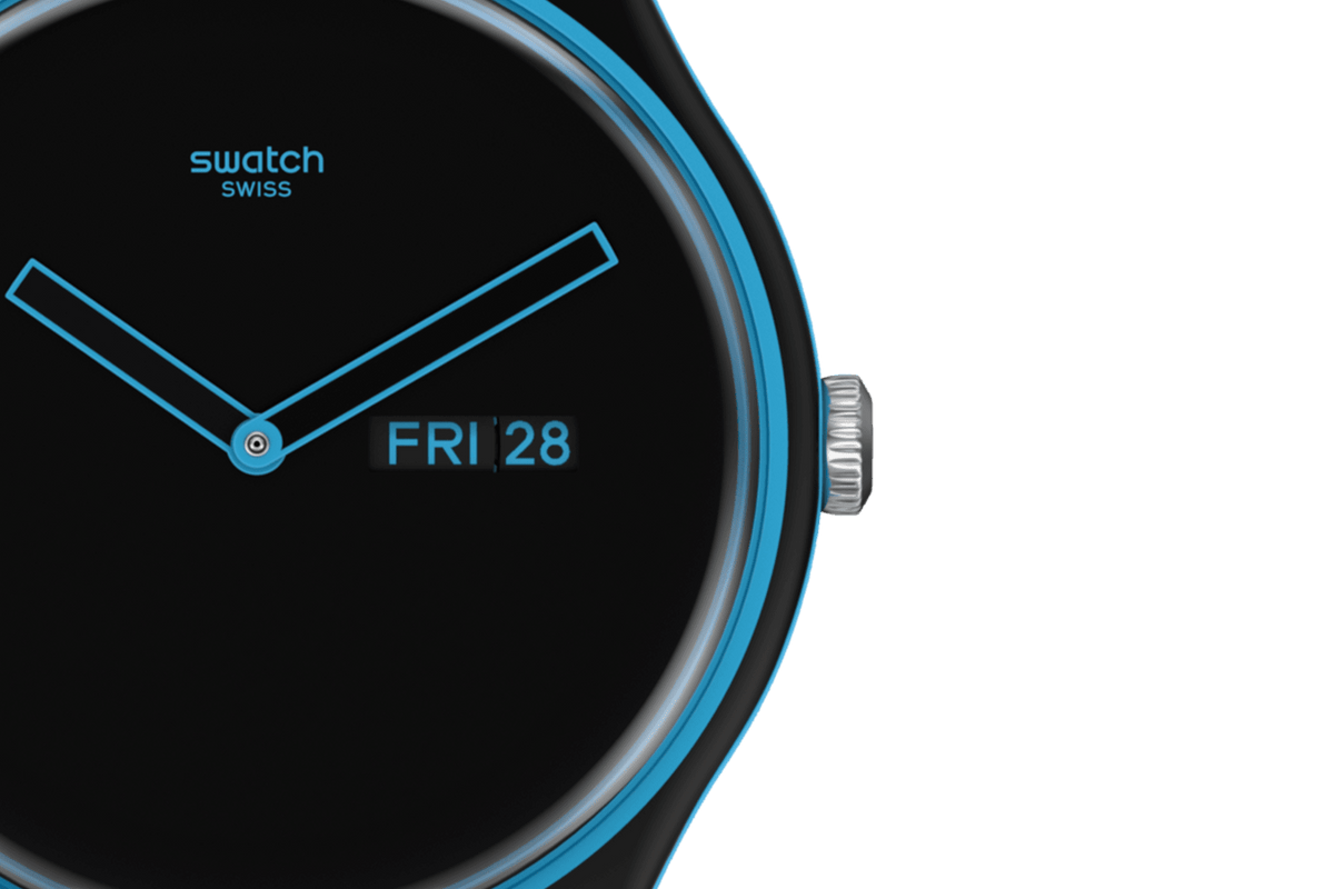 Swatch Watch - Minimal Line Blue
