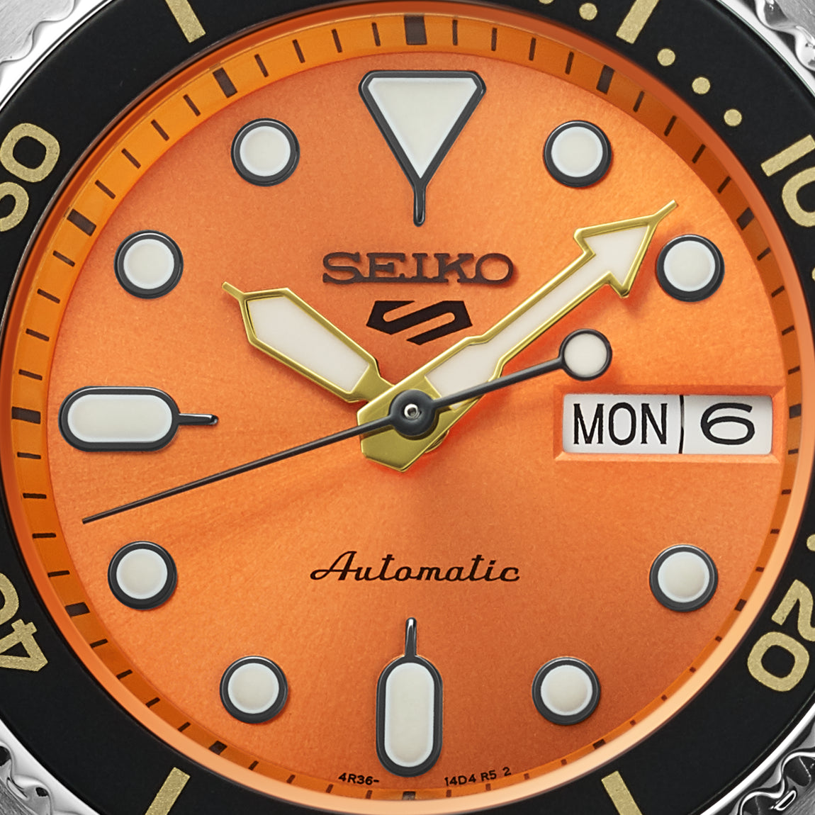 Seiko 5 sports on sale orange