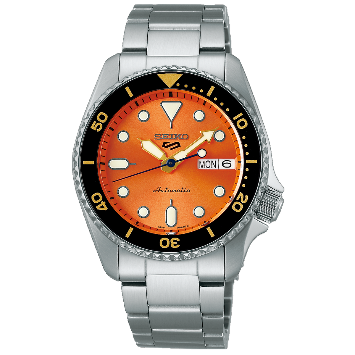 Seiko 5 Sport 38mm - &#39;Midi&#39; Orange