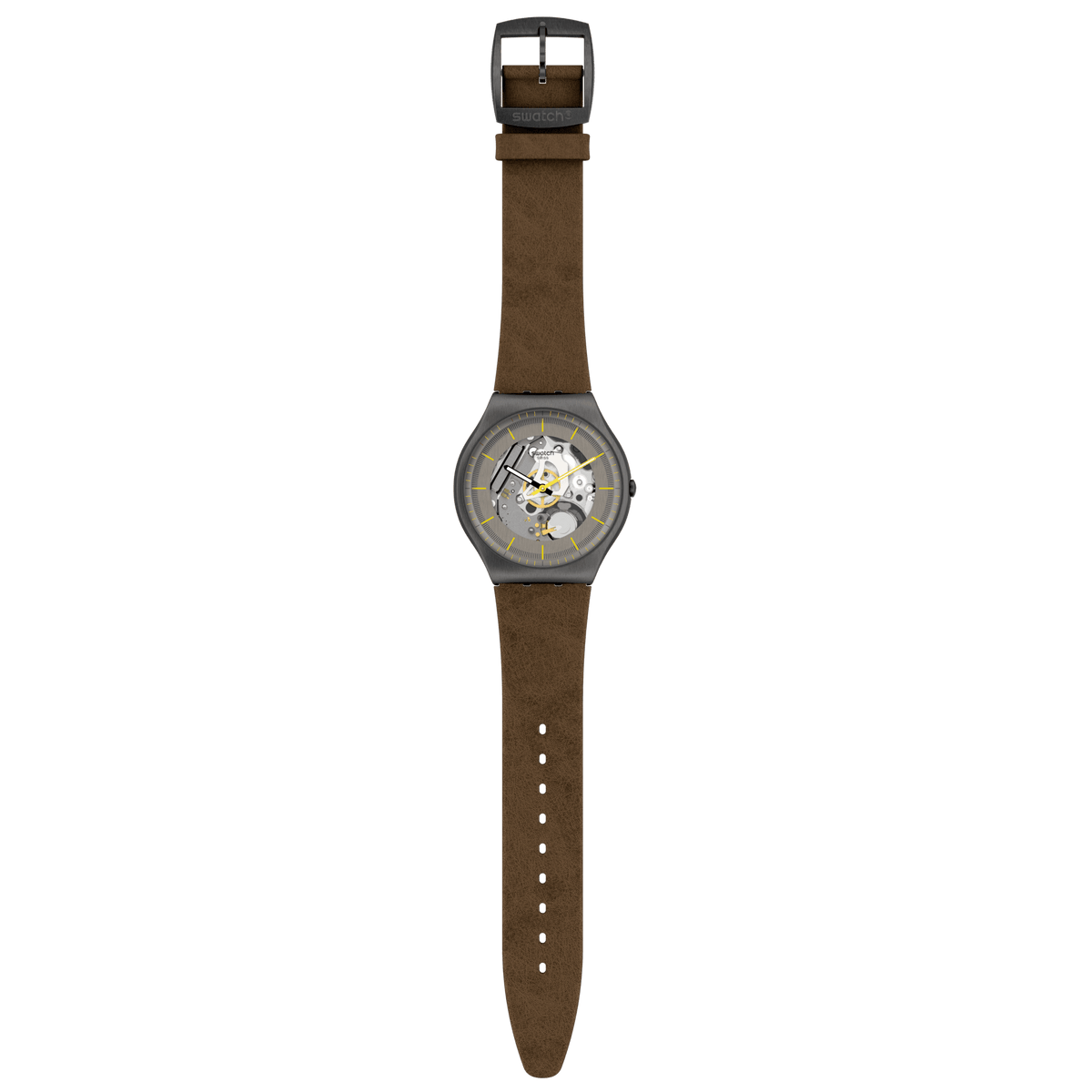 Swatch Watch 42mm Skin Irony - Silver Skeleton