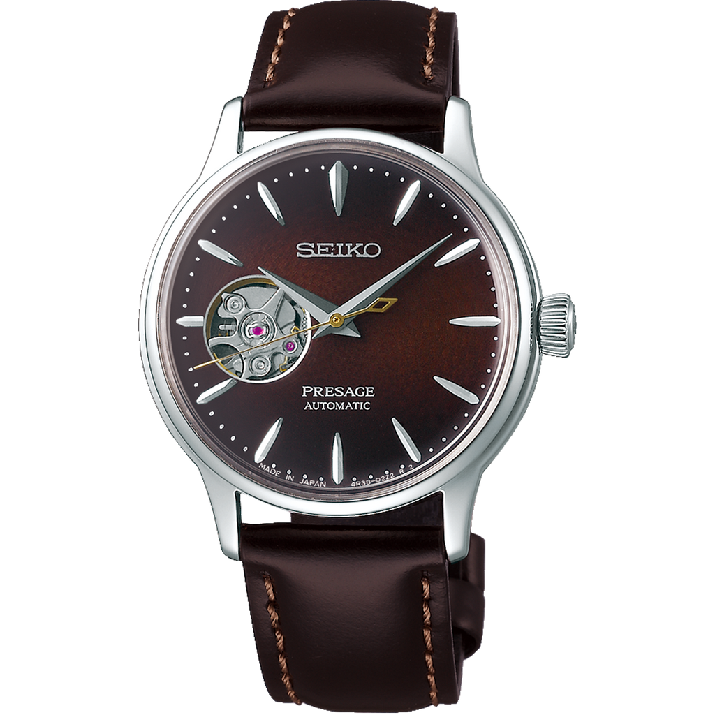 Seiko Presage - 34MM Cocktail Time Stinger with Open Heart