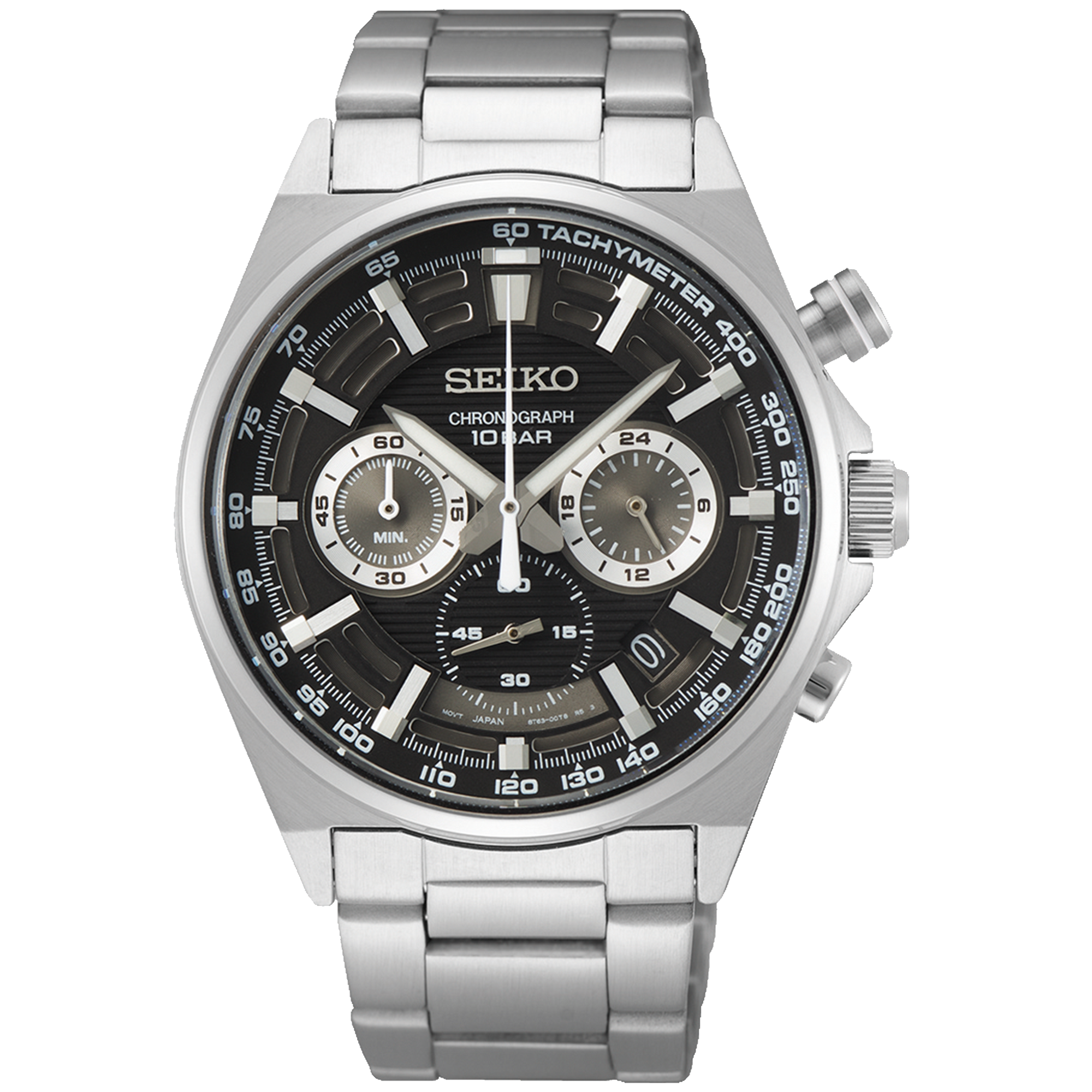 Seiko chronograph water resist on sale 100m