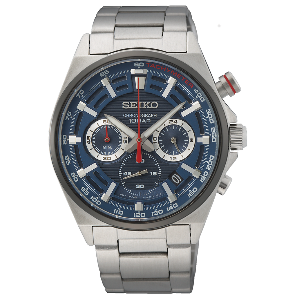 Seiko Chronograph - Blue Dial