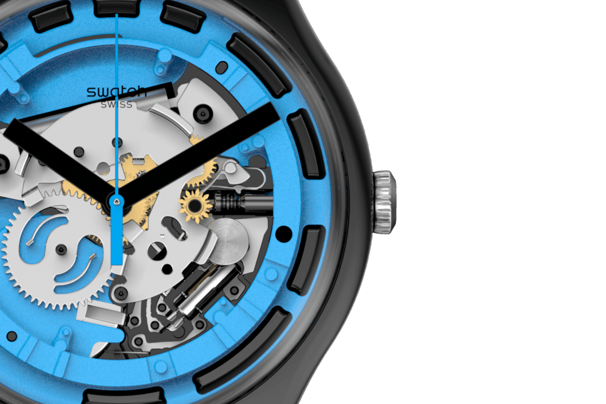 Swatch Watch 41mm - Blue Anotomy