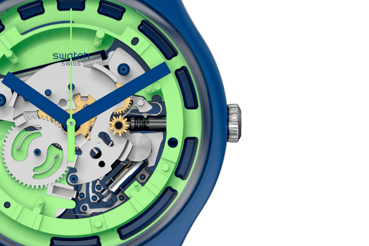 Swatch Watch 41mm - Green Anatomy