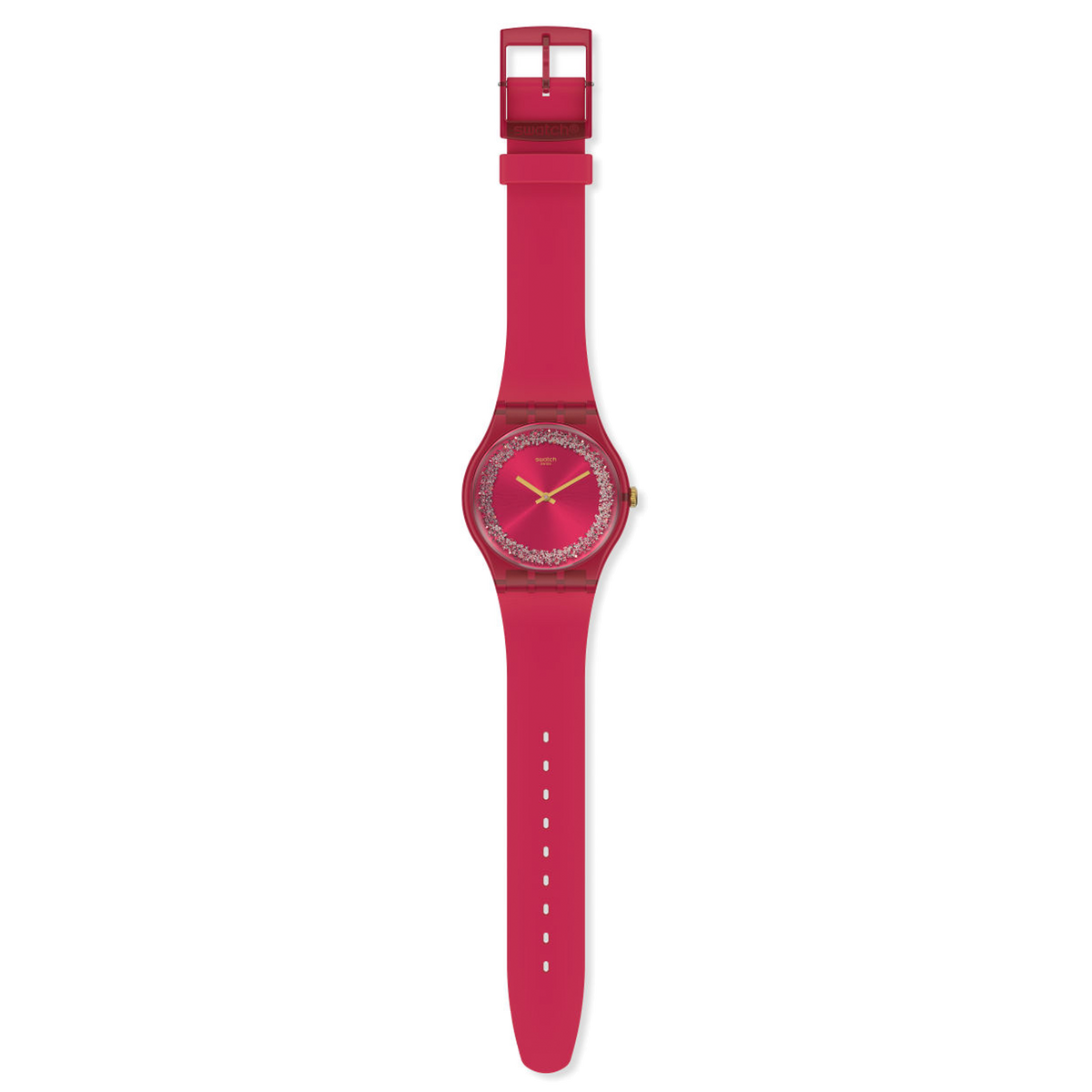 Swatch Watch 41mm - Ruby Rings
