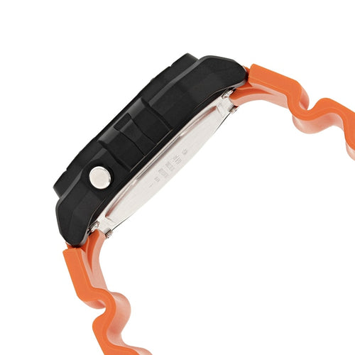 Casio Digital - Black & Orange W218H-4B2