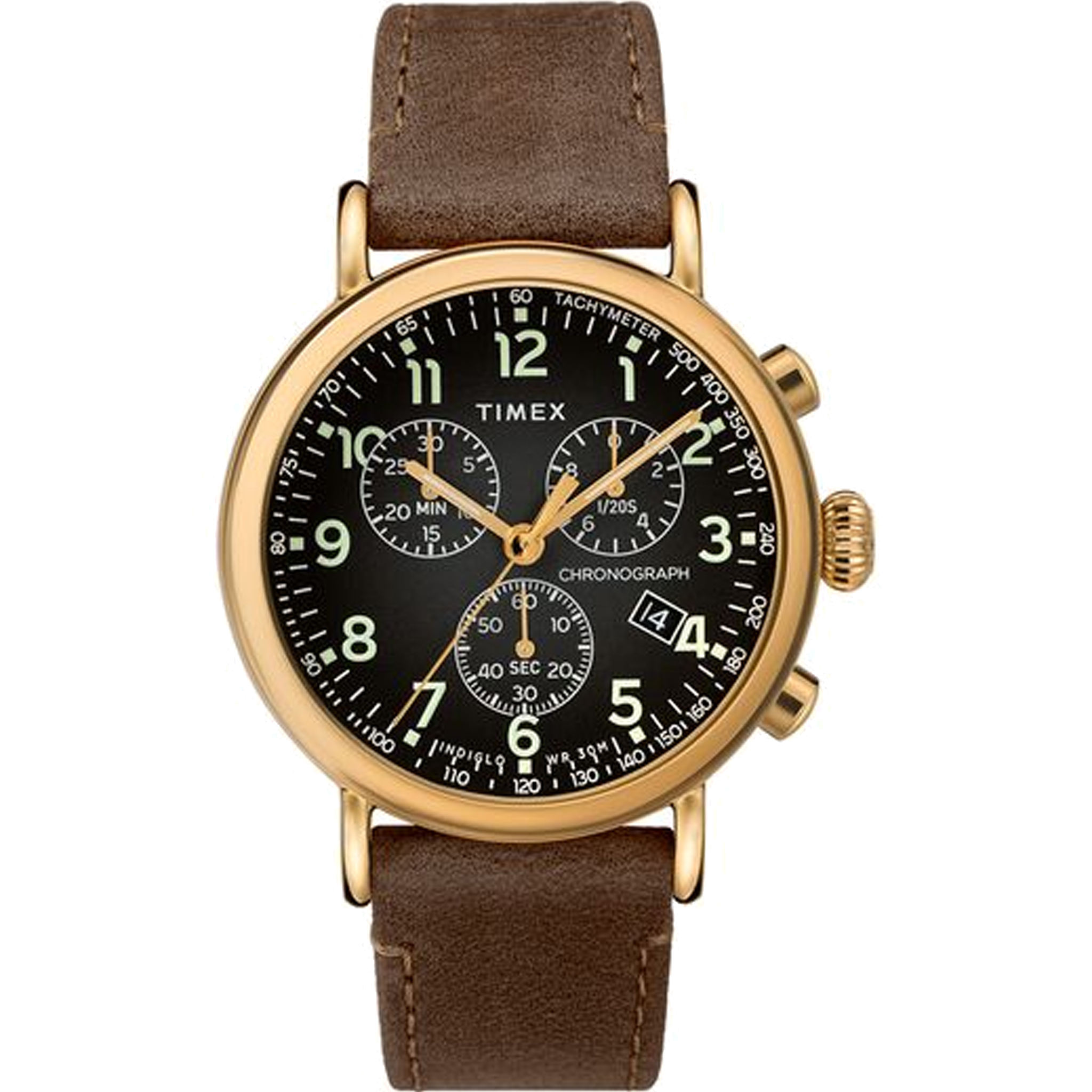 Timex - Standard Chronograph 41mm Leather TW2T20900
