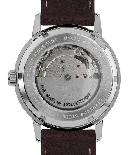 Timex - Marlin® Automatic 40mm Leather Strap Watch