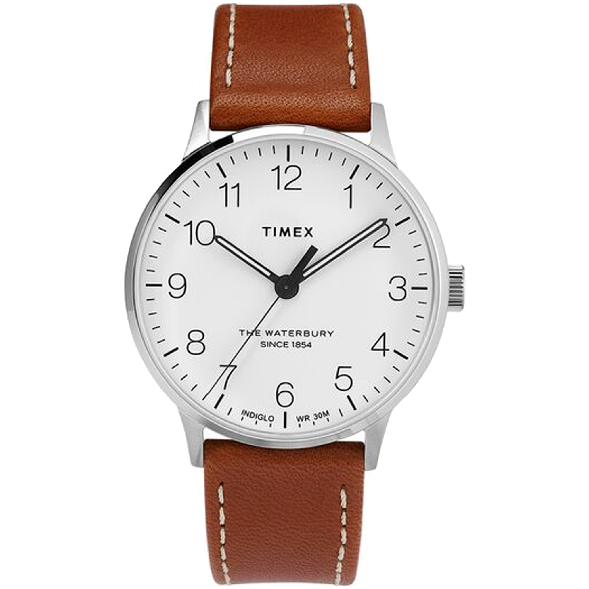 Timex - Waterbury Classic 40mm Leather Strap Watch TW2T27500