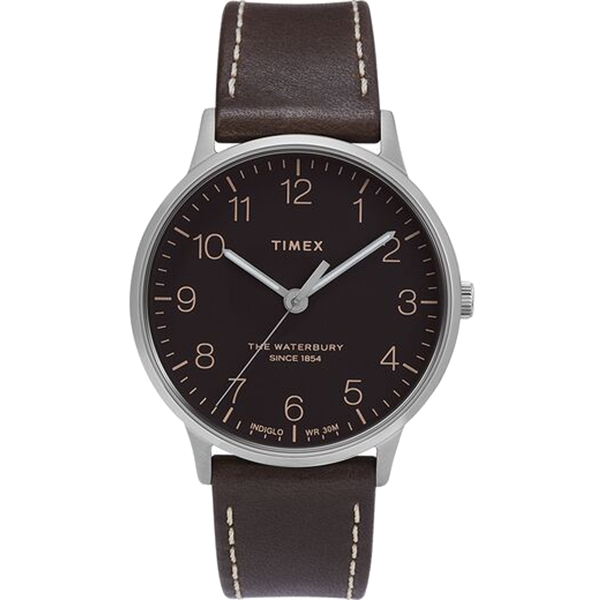 Timex - Waterbury Classic 40mm Leather Strap Watch TW2T27700