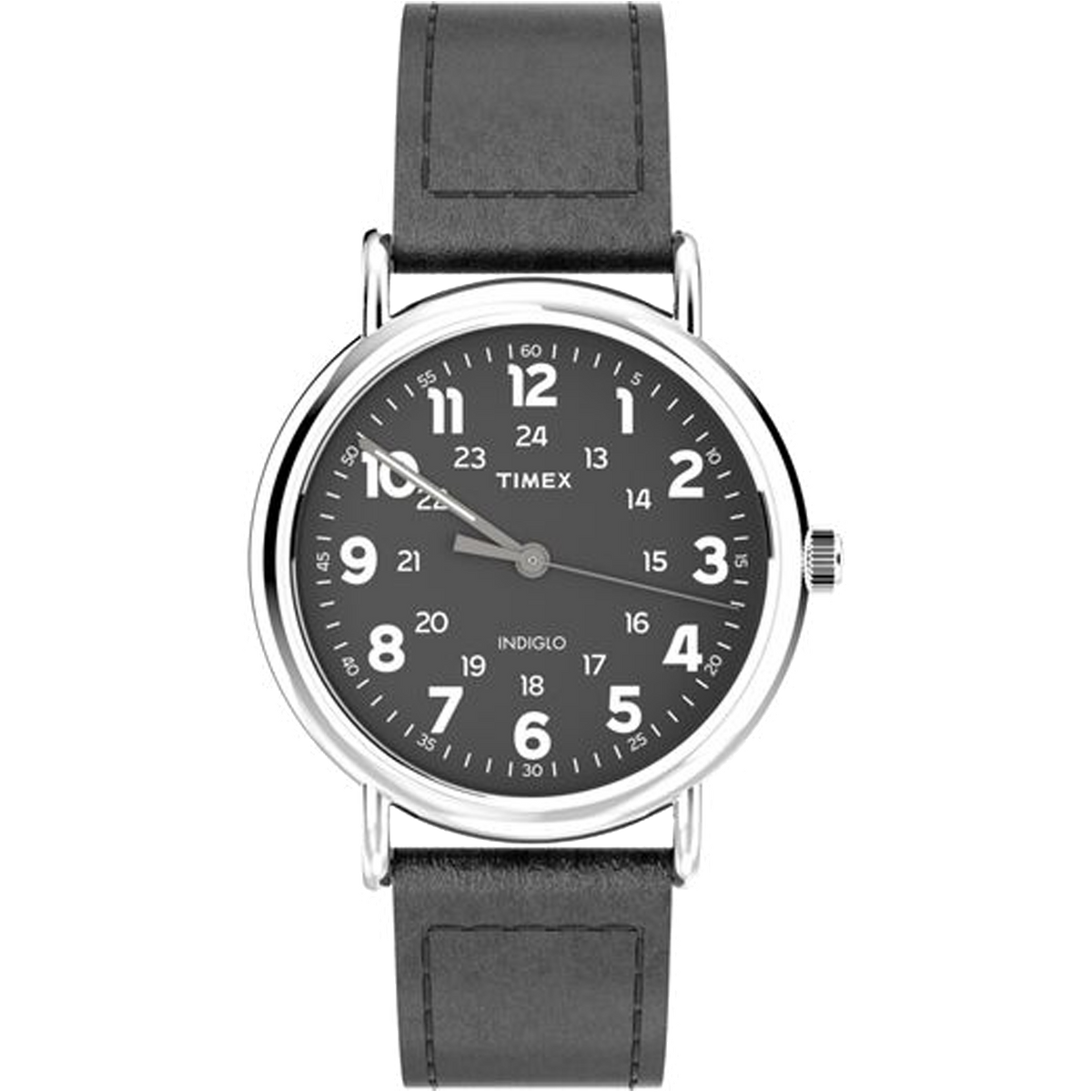 Timex - Weekender 40mm Leather Strap Watch