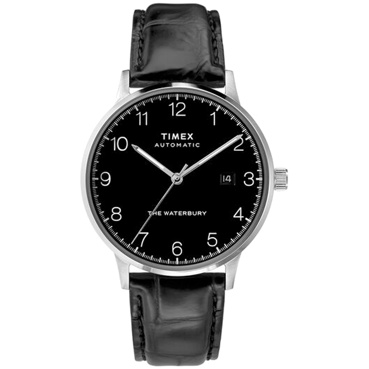 Timex - Waterbury Classic Automatic 40mm Leather Strap Watch