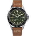 Timex - NAVI XL AUTOMATIC 41MM LEATHER STRAP WATCH TW2U09800