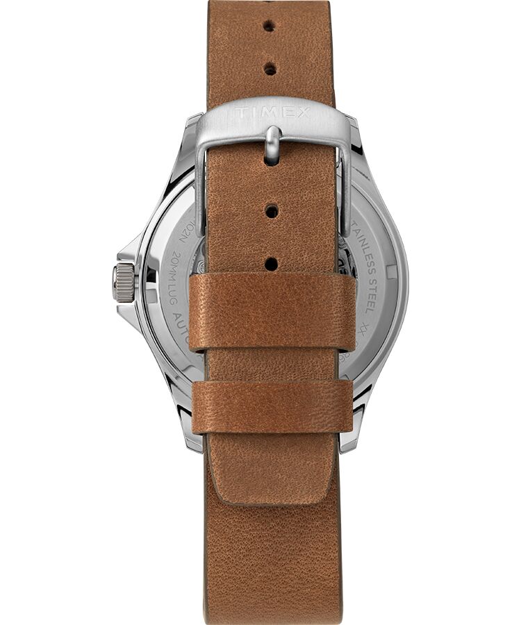 Timex - NAVI XL AUTOMATIC 41MM LEATHER STRAP WATCH TW2U09800