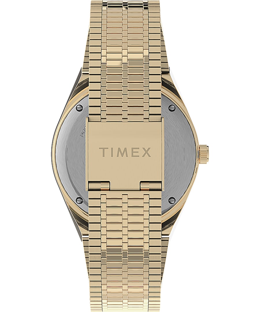 Timex - Q Reissue - Gold with Blue Dial 2U62000