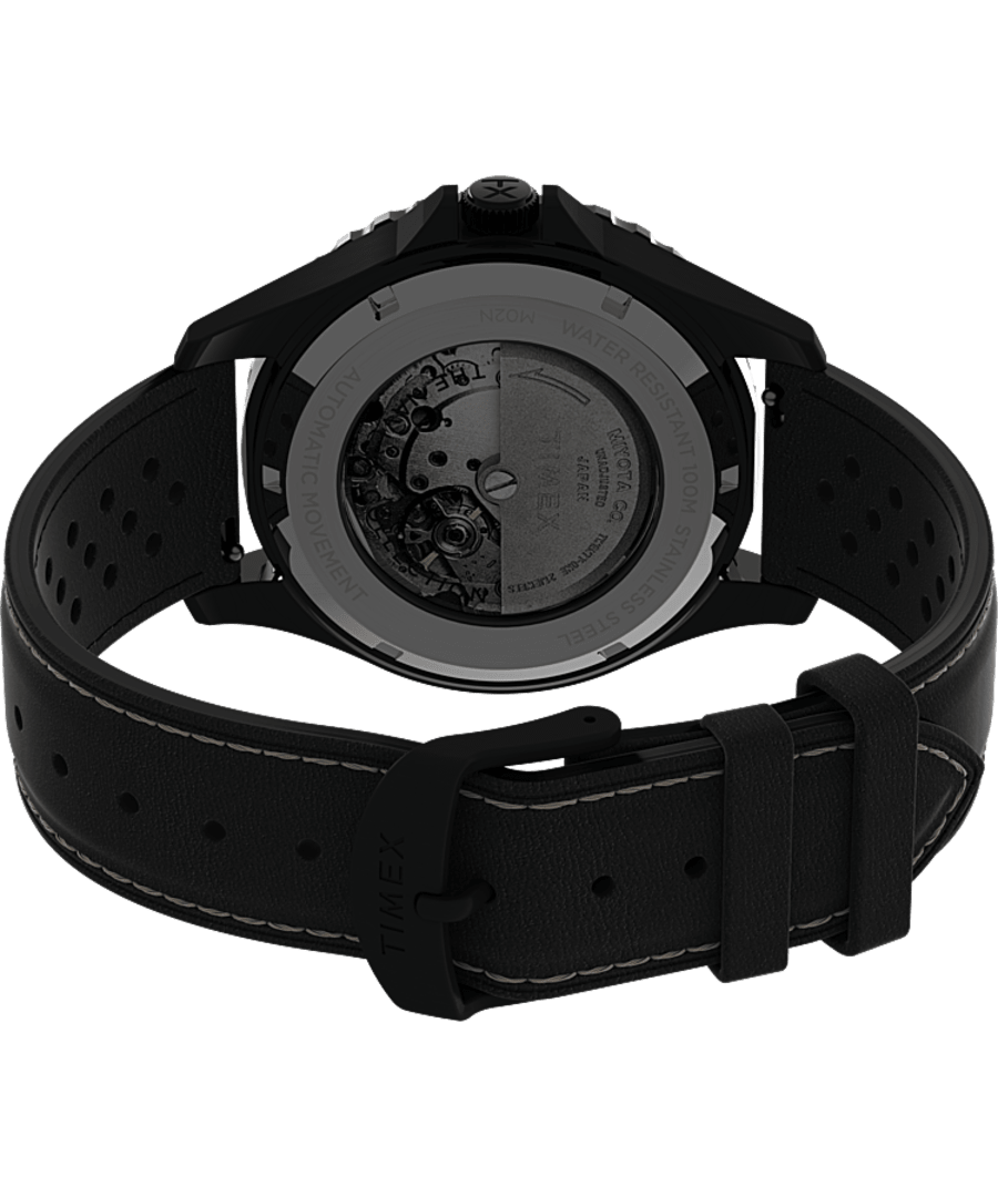 Timex - NAVI XL AUTOMATIC 41MM LEATHER STRAP WATCH 2V41400