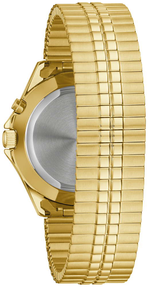 Caravelle Watch - Gold Tone Expansion With Light