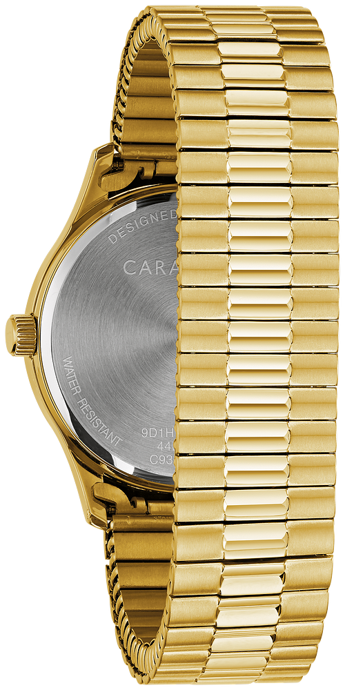 Caravelle Watch - Gold Tone Expansion 44B126