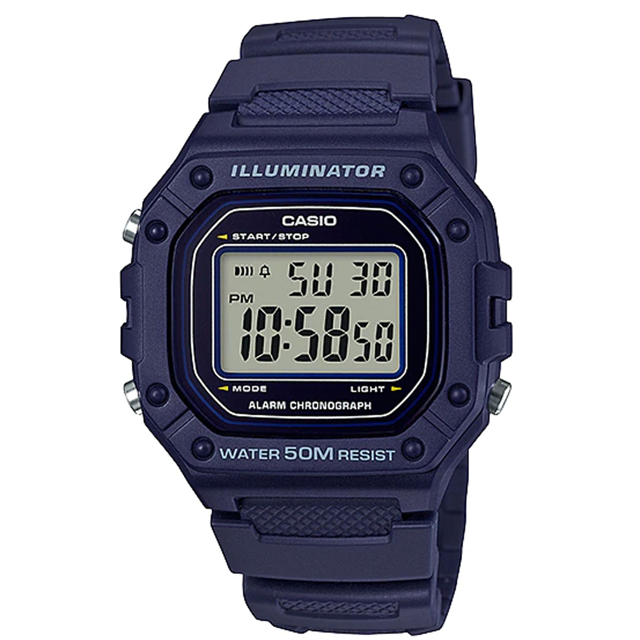 Casio Digital - Navy W218H-2AV