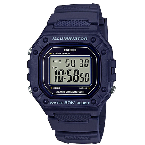 Casio Digital - Navy W218H-2AV