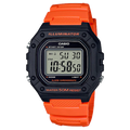 Casio Digital - Black & Orange W218H-4B2