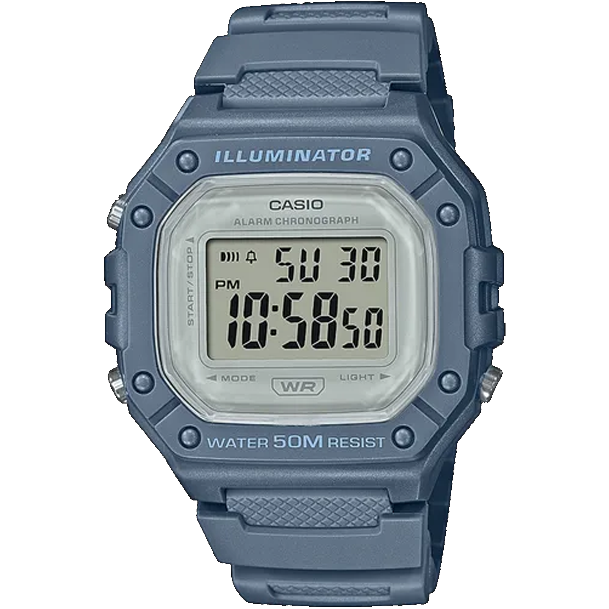 Casio Digital - Grey W218HC-2A