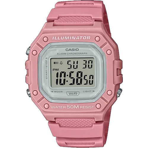 Casio Digital - Pink W218HC-4A
