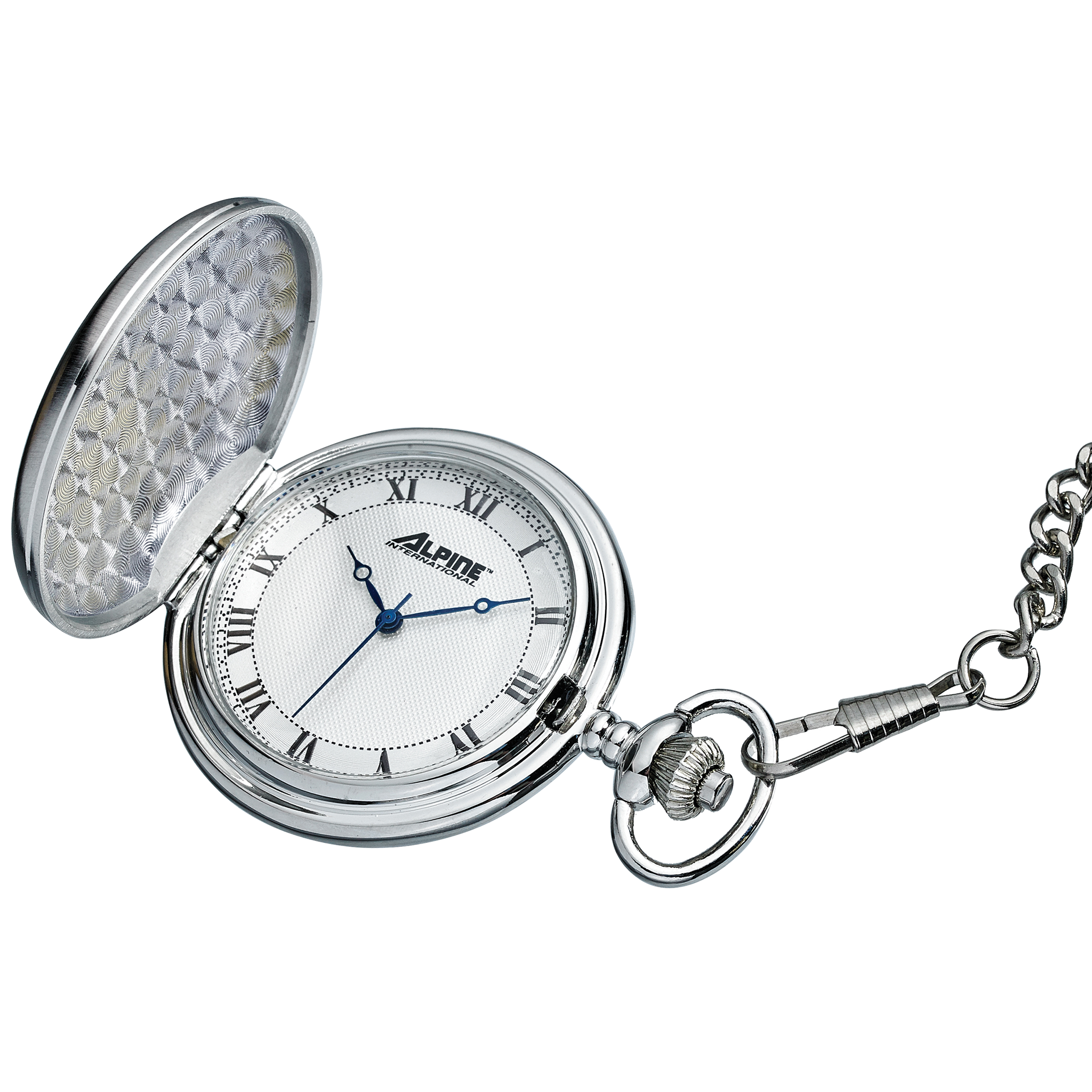 Alpine Quartz Pocket Watch - Silver
