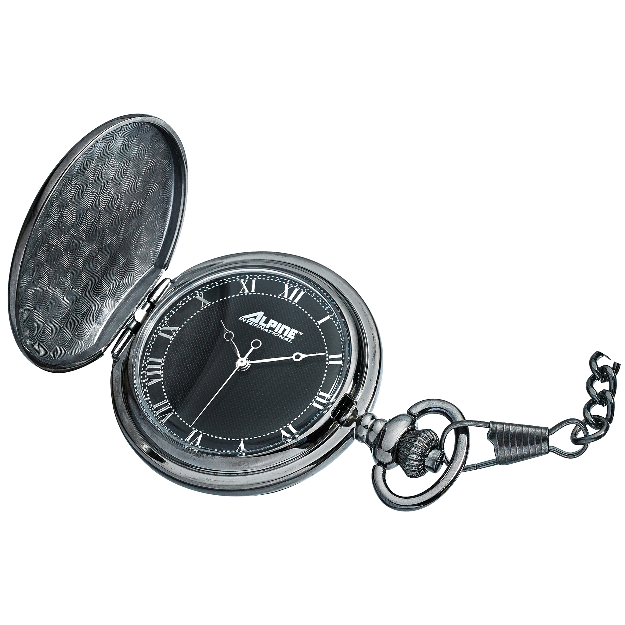 Alpine Quartz Pocket Watch - Gunmetal