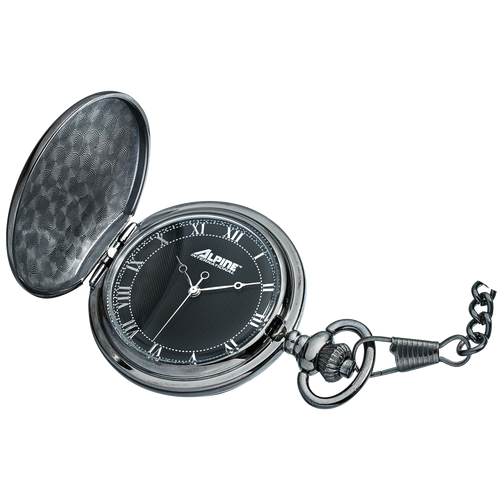 Alpine Quartz Pocket Watch - Gunmetal